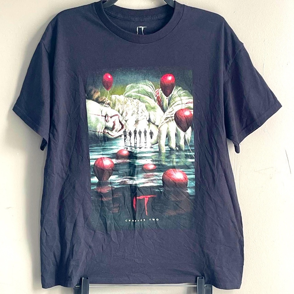 Loot Crate Unisex Adults' IT‎ Chapter 2 Pennywise T-Shirt  Black Size L